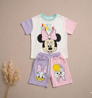Детски комплект с къс ръкав ''Hey Minnie''